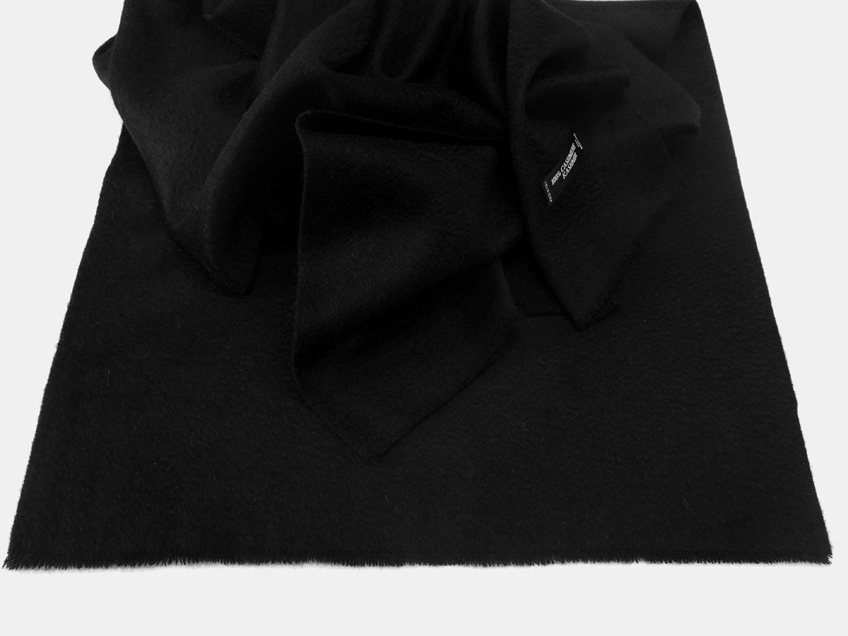 STOLA CASHMERE ART. SCIARPA 250/40 FRANGETTA V. NERO - immagine 5