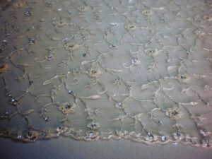 TULLE RICAMATO ART. BPR 407 PERLE V. AVORIO