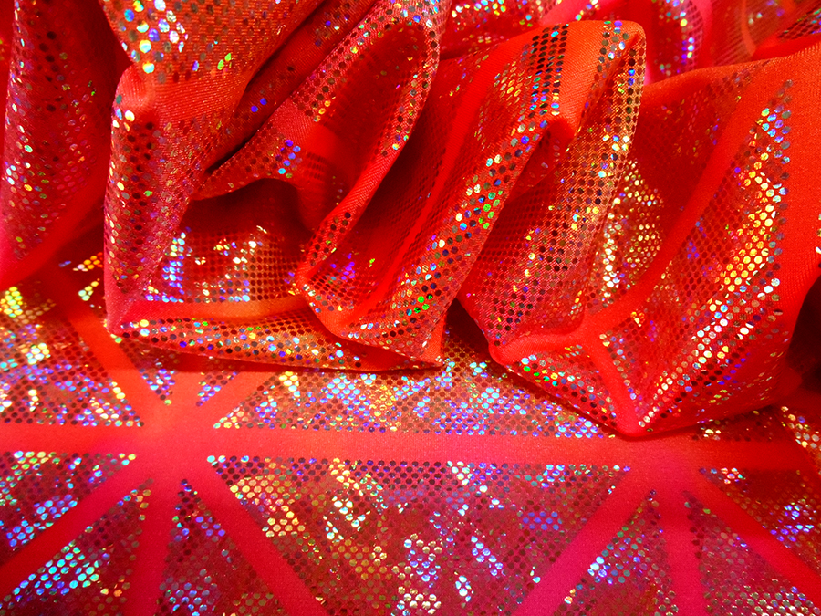 LYCRA BIELASTICA ART. SALSA FUCSIA / ARANCIO - immagine 2