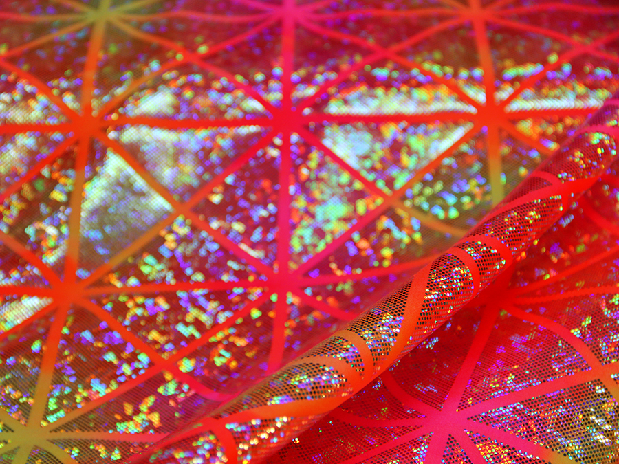 LYCRA BIELASTICA ART. SALSA FUCSIA / ARANCIO - immagine 4