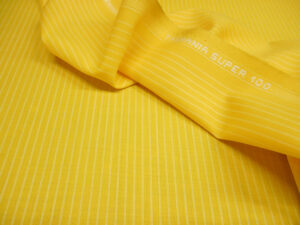 TASMANIA WOOL V. 12 PINSTRIPE ACID YELLOW / WHITE