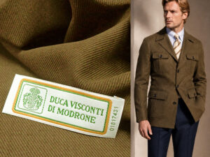 DRILL VELVETY COTTON VISCONTI DI MODRONE V. 8130 CAMEL