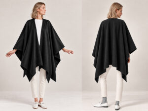 MANTELLA CHARME IN CASHMERE ZIBELLINO FUR EFFECT V. NERO