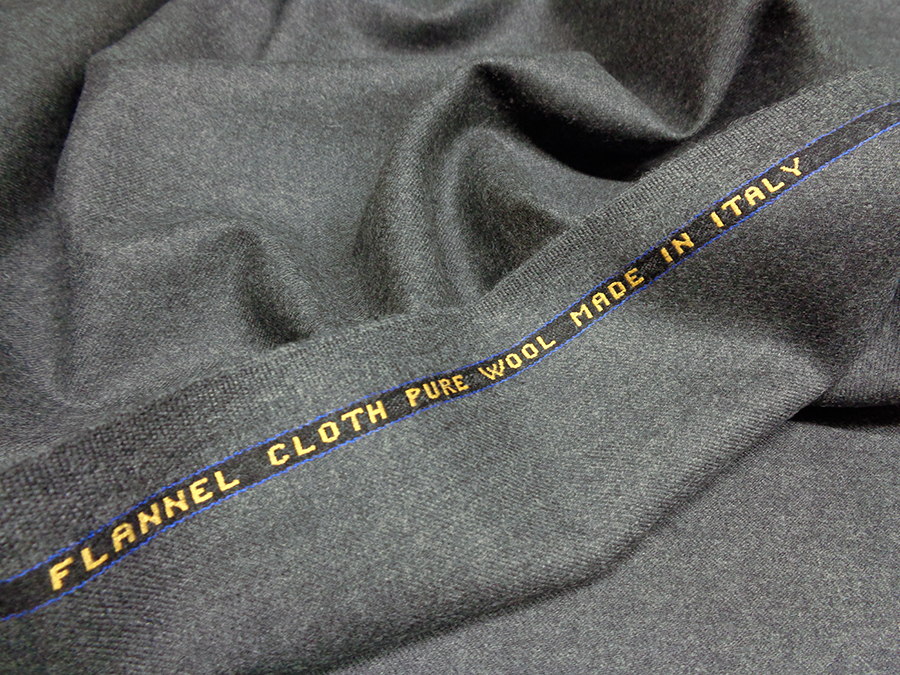 FLANNEL PURE WOOL ART. 43501 V. 154 MEDIUM GREY - Image 2