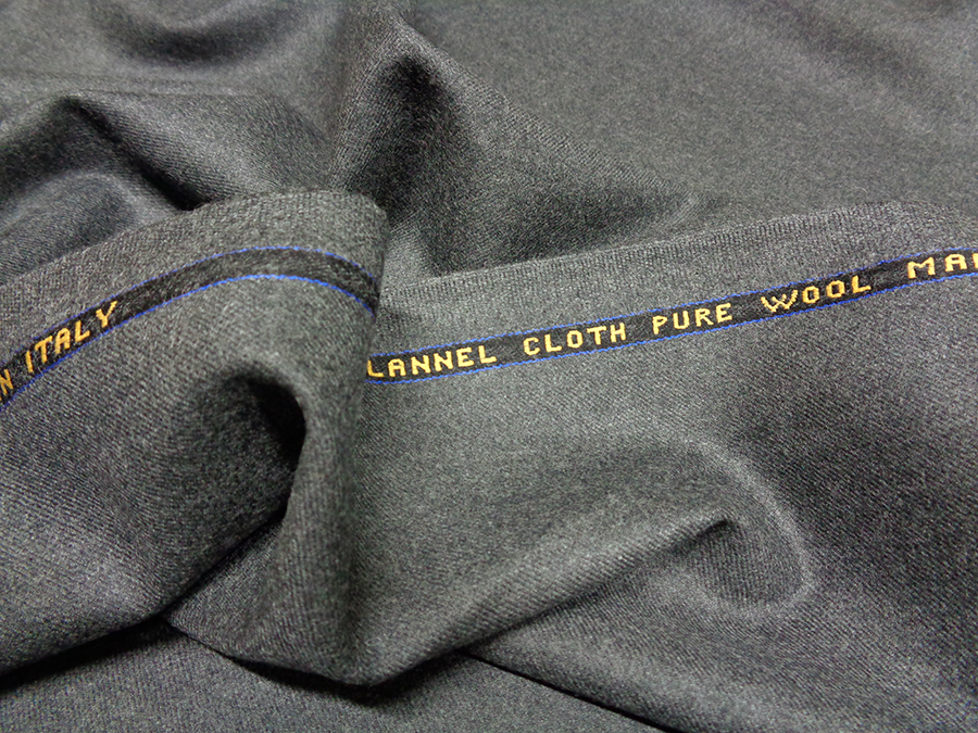 FLANNEL PURE WOOL ART. 43501 V. 154 MEDIUM GREY - Image 5