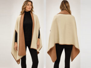STOLA CASHMERE ART. NABUCCO/2 V. CREMA / BISCOTTO