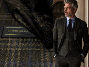GALLES CASHMERE SILK ART. ORSON V. DARK / HAZELNUT