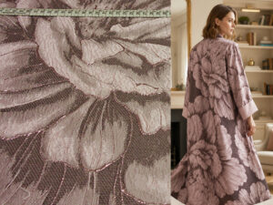 BROCADE JACQUARD SILK LUREX ART. ARMEA V. ANTIQUE PINK / LUREX
