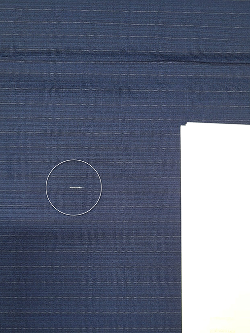 PINSTRIPE EXTRAFINE MERINO WOOL ART. TRABALDO TOGNA V. LIGHT BLUE - Image 8