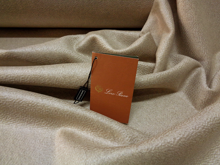 PURE CASHMERE DOUBLEFACE TOP MONGOLIA CD750 ZIBELINE V. SAND MELANGE - Image 2