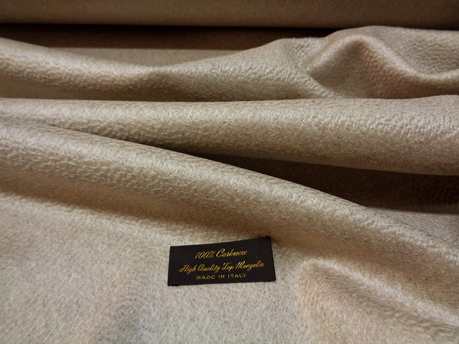 PURE CASHMERE DOUBLEFACE TOP MONGOLIA CD750 ZIBELINE V. SAND MELANGE - Image 3