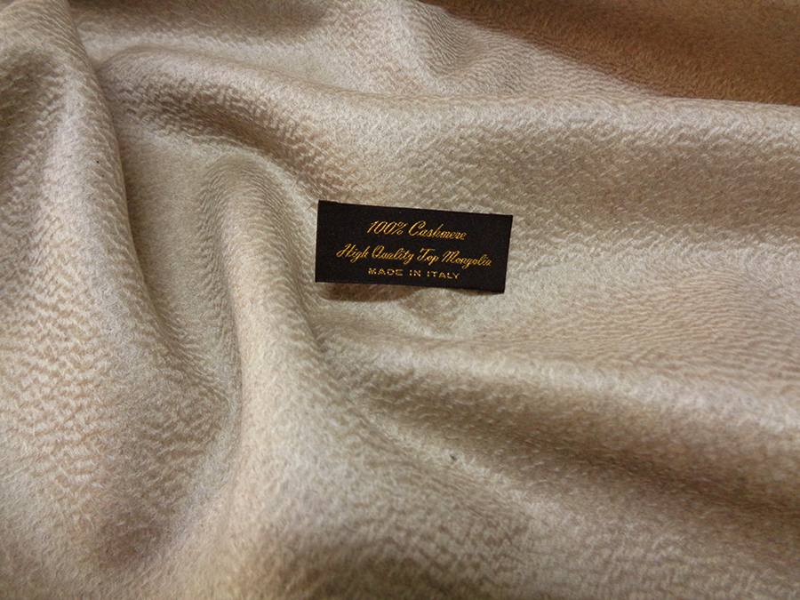 PURE CASHMERE DOUBLEFACE TOP MONGOLIA CD750 ZIBELINE V. SAND MELANGE - Image 4