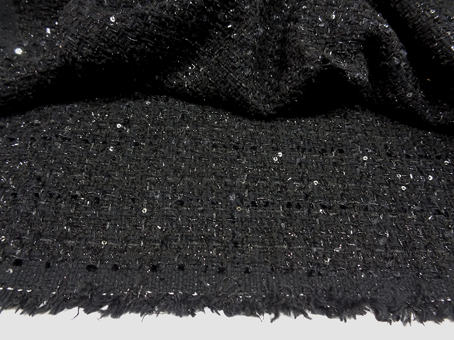 PLOT CHANEL ART. PRINCESS V. BLACK / LUREX - Image 4