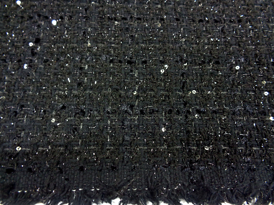 PLOT CHANEL ART. PRINCESS V. BLACK / LUREX - Image 6