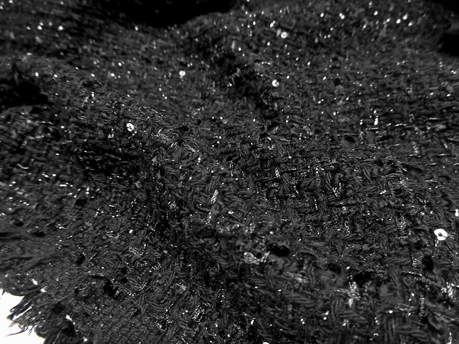 PLOT CHANEL ART. PRINCESS V. BLACK / LUREX - Image 2