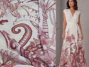 GEORGETTE PURE SILK PANELS ART. OASIS PANEL