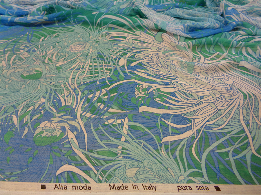 PURE SILK ART. CHIFFON DALIA V. GREEN - Image 5