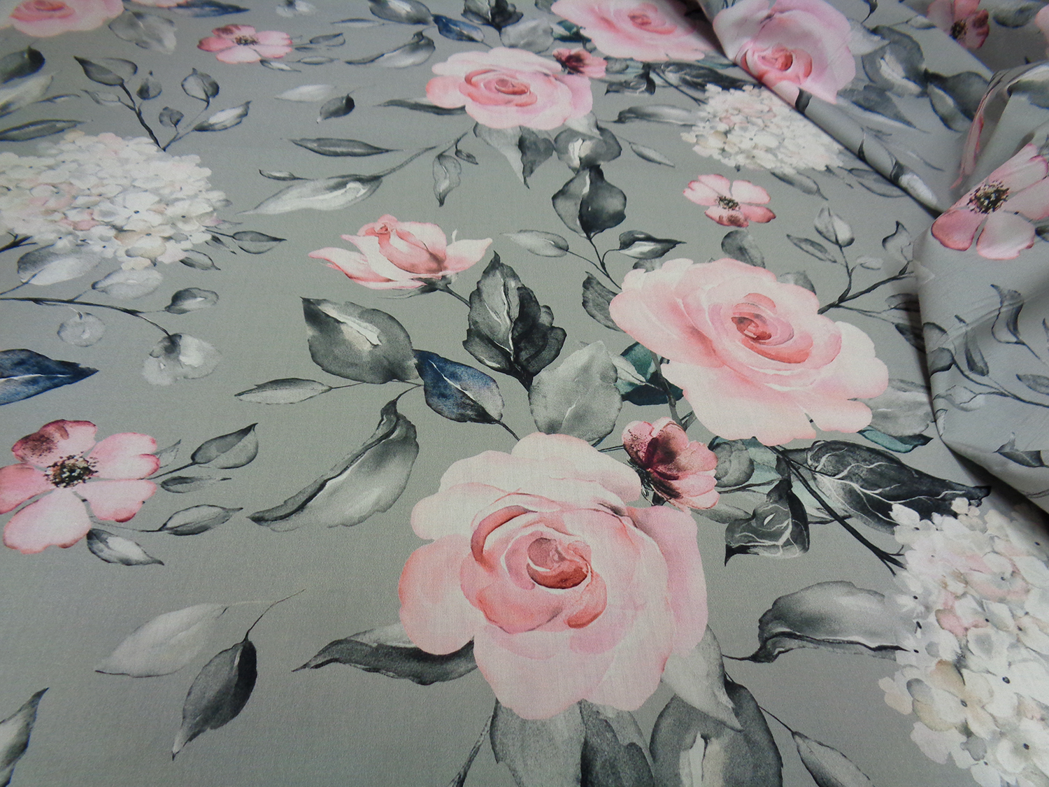 POPELINE PURO COTONE ART. ROSA DI MAGGIO - immagine 3
