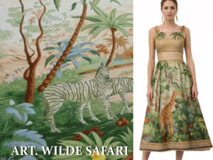 PURE LINEN LUXURY ART. WILDE SAFARI
