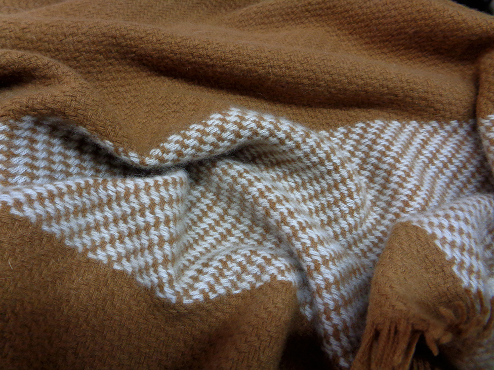 PLAID MATRIMONIALE PURA VICUNA NATURALE / BABY CASHMERE NATURALE ART. SOFFIO DEGLI DEI - immagine 6