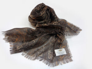 SCIARPA / STOLA PASHMINA 100% CASHMERE ART. PERSIA V. TABACCO
