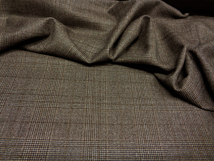 WORSTED FLANNEL IN PURE VIRGIN WOOL PRESTIGE V. DARK - Image 3
