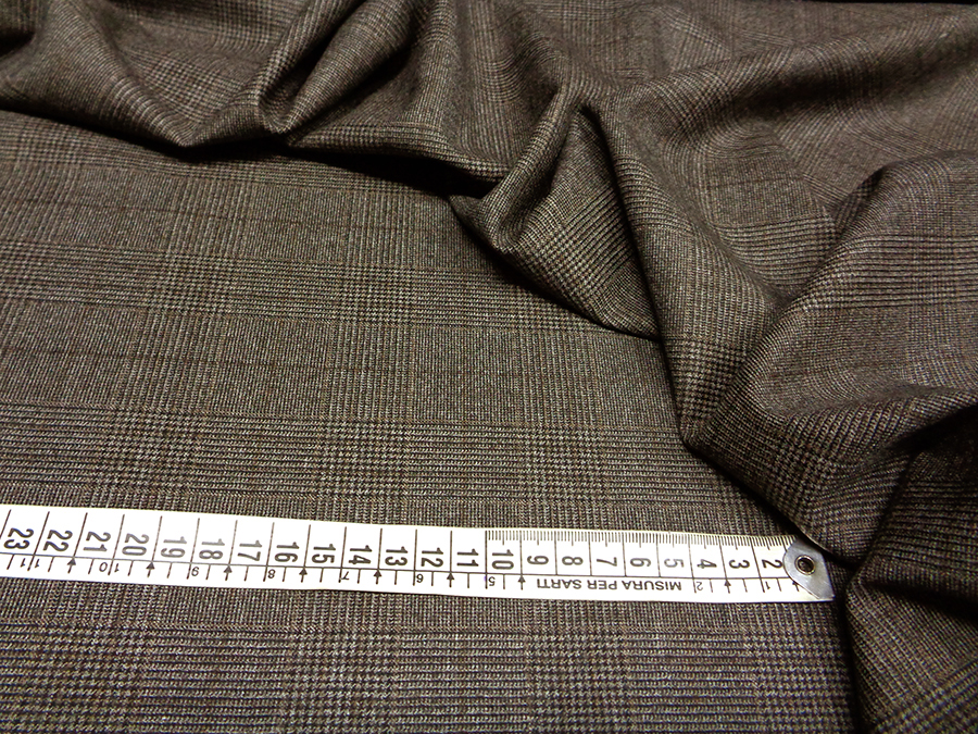WORSTED FLANNEL IN PURE VIRGIN WOOL PRESTIGE V. DARK - Image 4