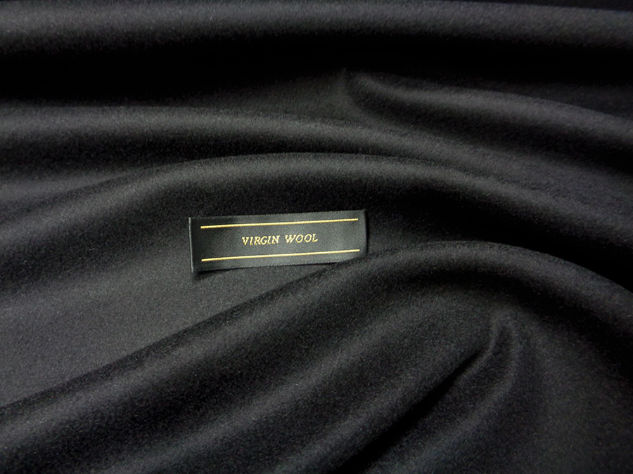 TABARRO CLOTH IN PURE VIRGIN WOOL V. BLACK - Image 3