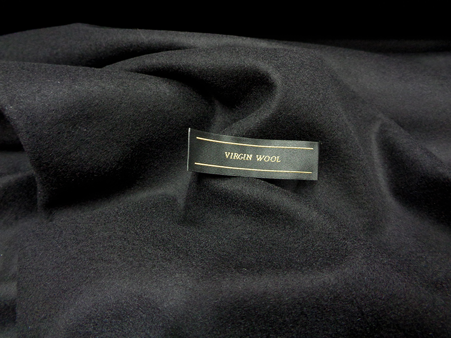 TABARRO CLOTH IN PURE VIRGIN WOOL V. BLACK - Image 4