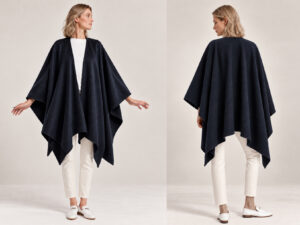 MANTELLA SUPEREME DOUBLEFACE IN CASHMERE ZIBELLINO FUR EFFECT V. BLU