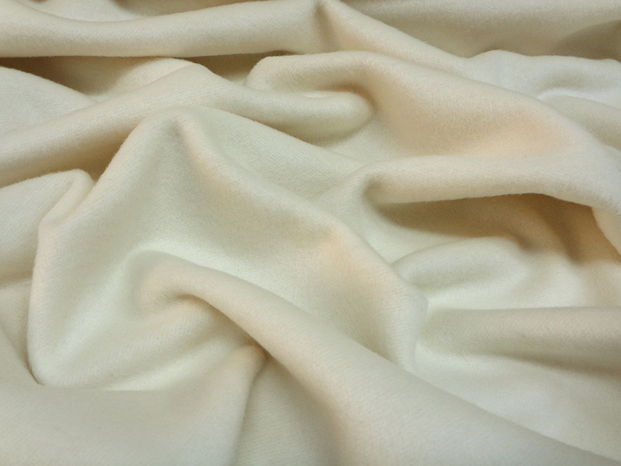 VELOUR CASHMERE WOOL ART. NUVOLA V. IVORY - Image 3