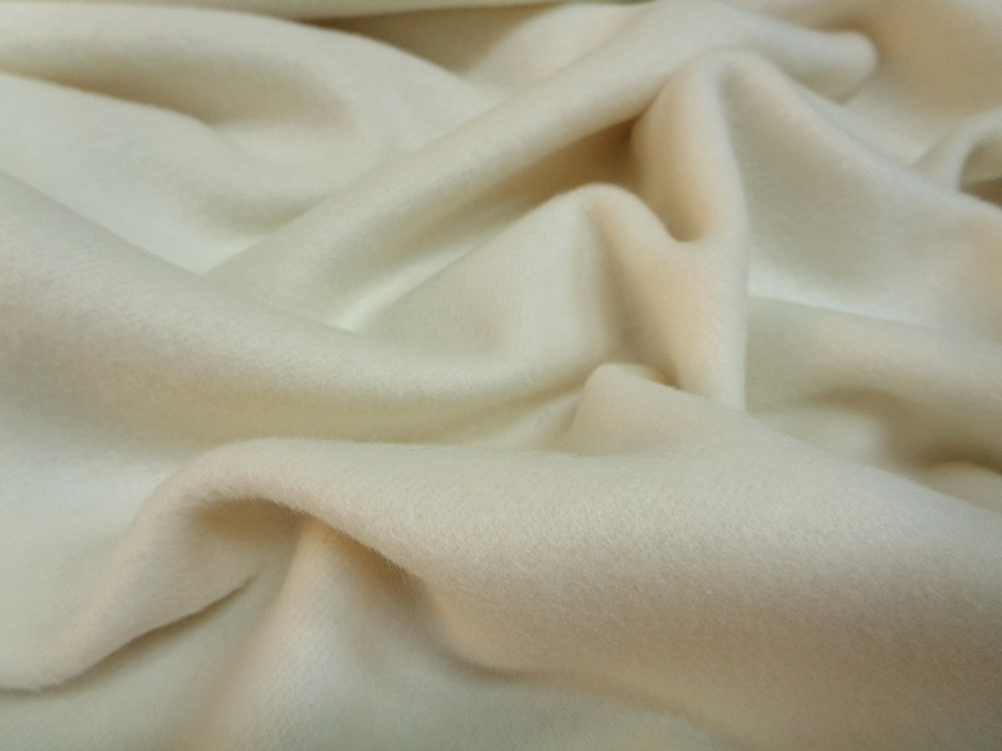 VELOUR CASHMERE WOOL ART. NUVOLA V. IVORY - Image 5