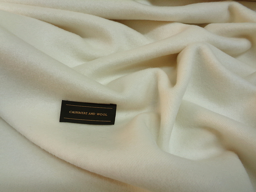 VELOUR CASHMERE WOOL ART. NUVOLA V. IVORY