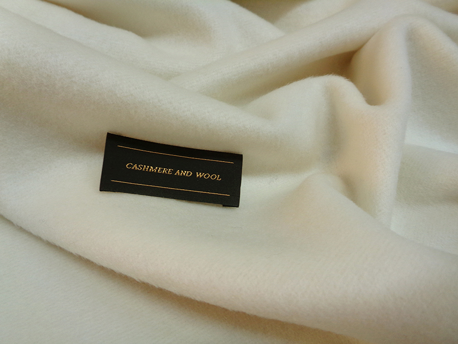 VELOUR CASHMERE WOOL ART. NUVOLA V. IVORY - Image 2