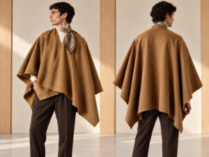MANTELLA PURO CASHMERE ART. SHINY V. CAMMELLO
