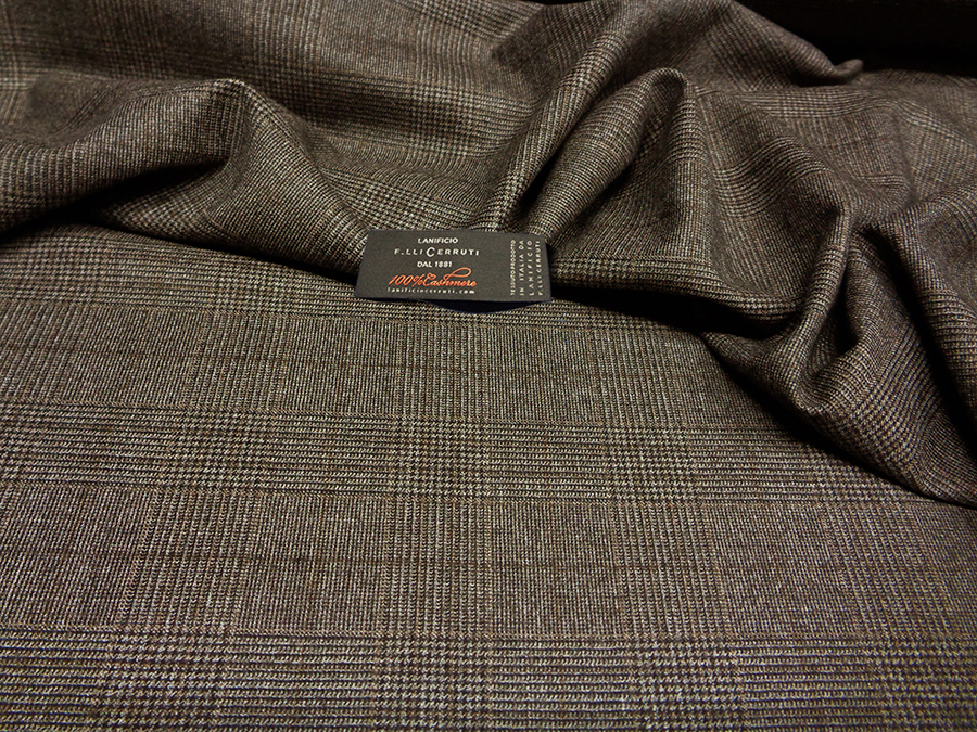 WORSTED FLANNEL IN PURE VIRGIN WOOL PRESTIGE V. DARK