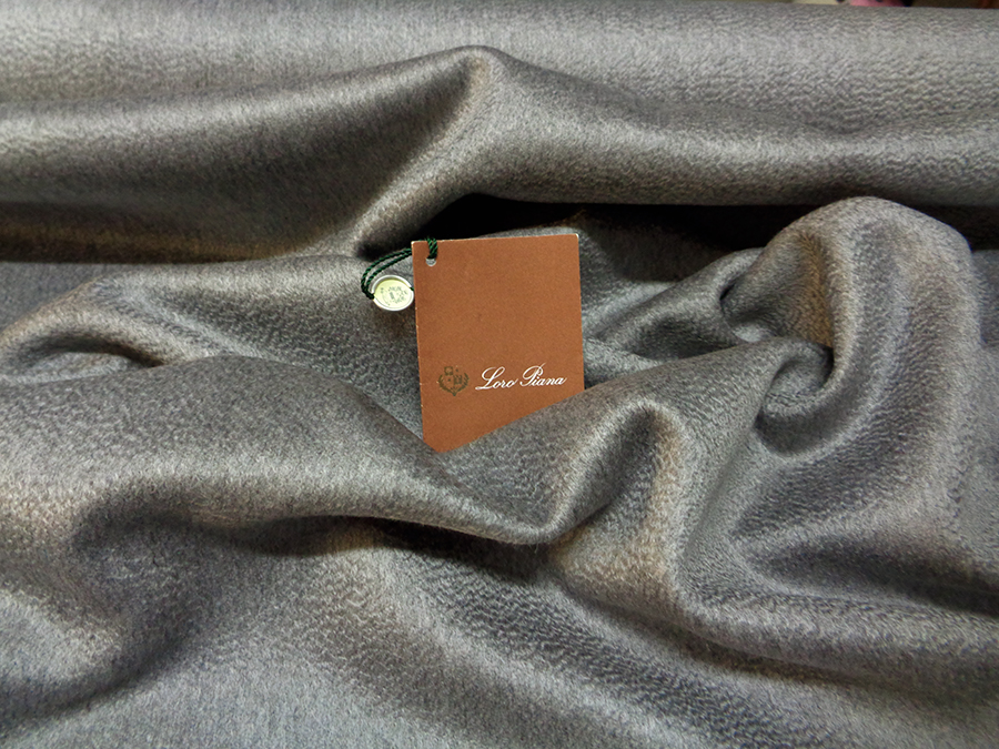 PURO CASHMERE DOUBLEFACE CD750 GRIGIO MEDIO MELANGE ZIBELLINATO