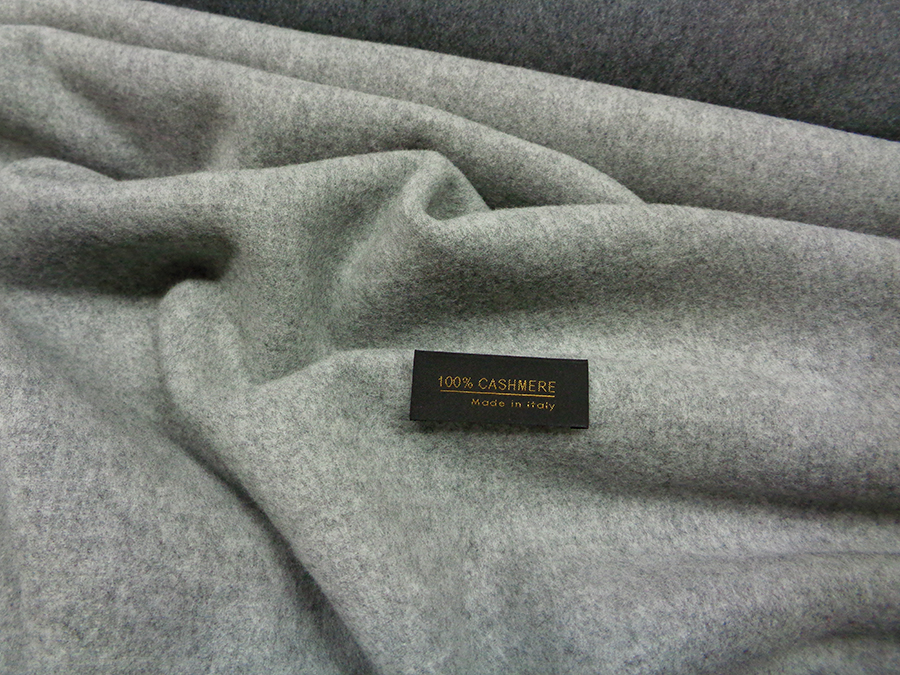 PURE CASHMERE DOUBLEFACE ULTRA SOFT CD720 V. MELANGE GREY LIGHT / MEDIUM - Image 3