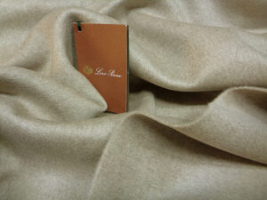 PURE CASHMERE DOUBLEFACE CD745 V. NATURAL TAUPE' MELANGE