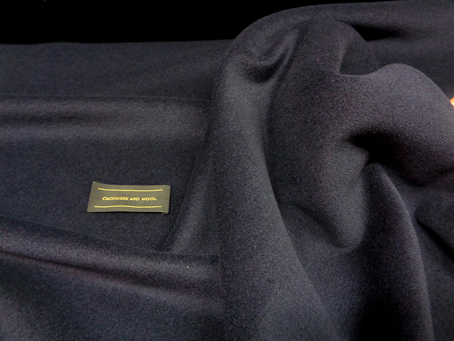 WOOL AND CASHMERE VELOUR ART. JESI V. BLUE - Image 3