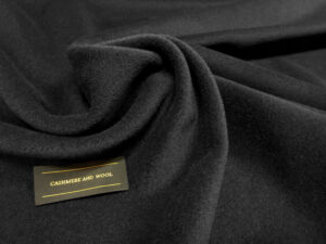 WOOL AND CASHMERE VELOUR ART. JESI V. BLACK