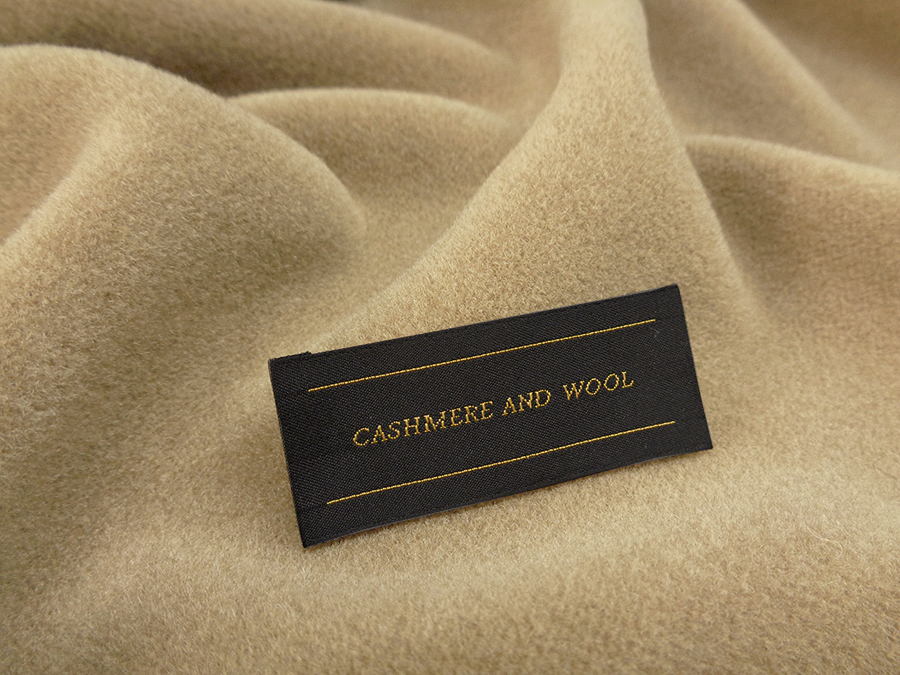 WOOL AND CASHMERE VELOUR ART. JESI V. NATURAL SAND - Image 2