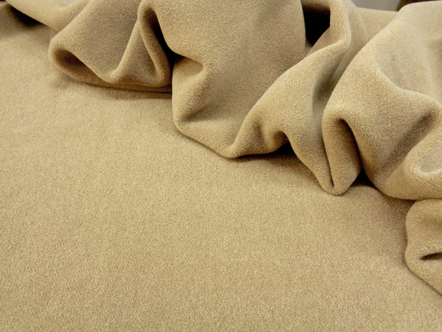WOOL AND CASHMERE VELOUR ART. JESI V. NATURAL SAND - Image 3