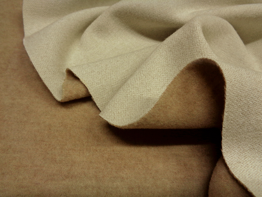 WOOL AND CASHMERE VELOUR ART. JESI V. TAUPE - Image 5